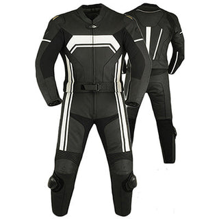 Biker Leather Suit Glamorous Racing Wear