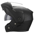 Kids Matt Black Helmet Dirt Bike ATV Off-Road Street Riding Helmet