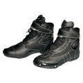 Leather biker Boots Crushing Black Racing Gear