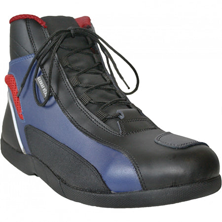 Leather Biker Boots Authentic Racing Wear