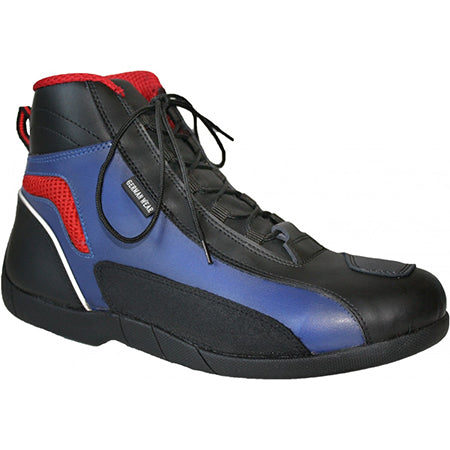 Leather Biker Boots Authentic Racing Wear