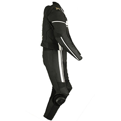Biker Leather Suit Glamorous Racing Wear