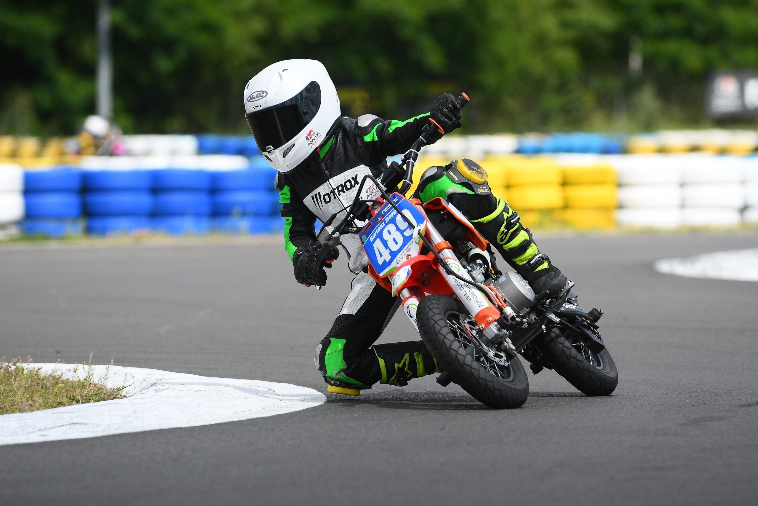 Kids & Teens Motorcycle Leather Suit Prestige Race Gear (MX77)