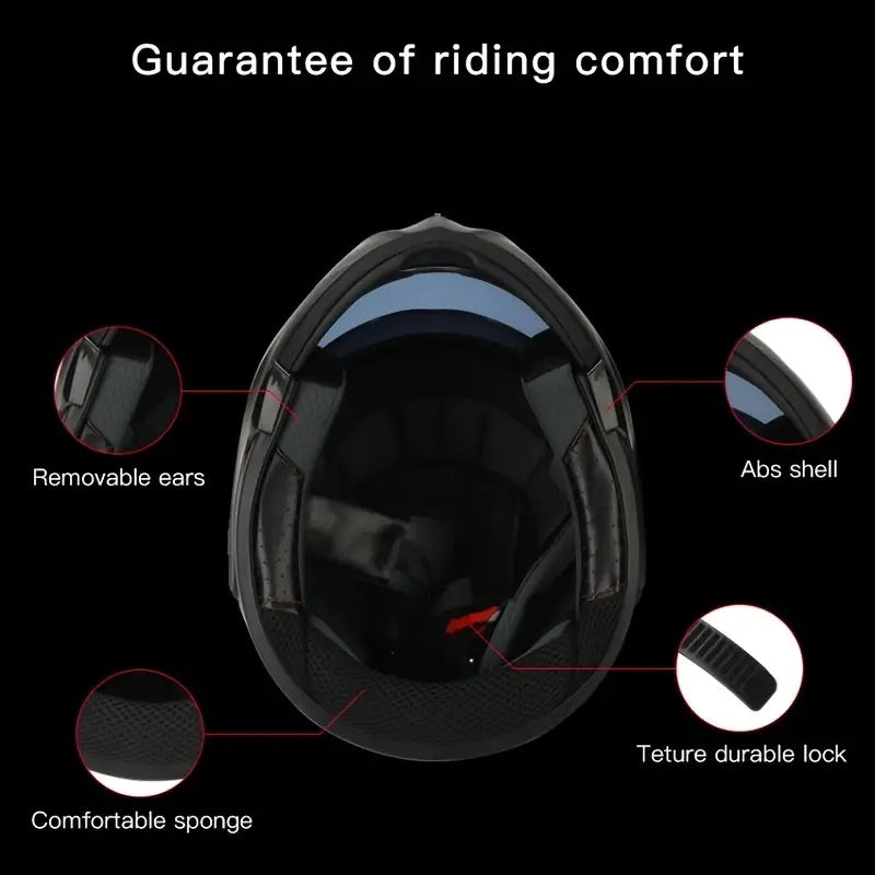 Kids Matt Black Helmet Dirt Bike ATV Off-Road Street Riding Helmet