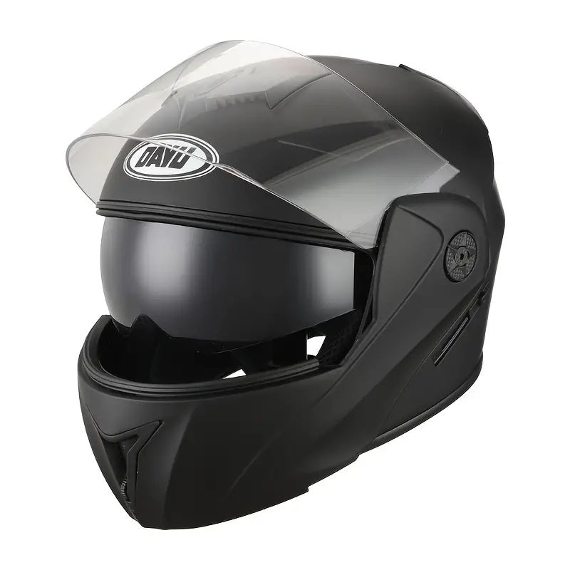 Kids Matt Black Helmet Dirt Bike ATV Off-Road Street Riding Helmet