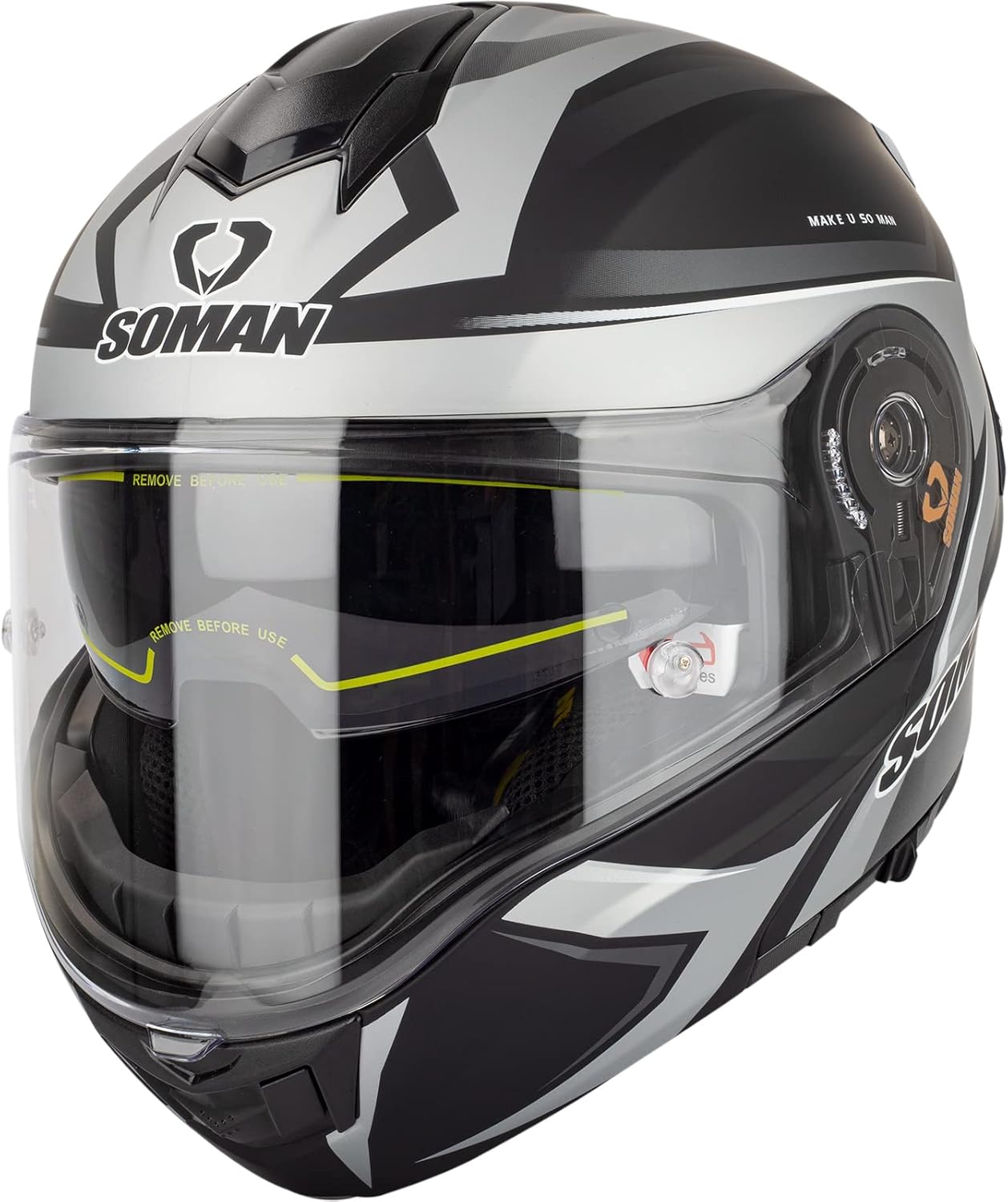 SM1 Modular Motorcycle Helmet – Dual Lens, ECE Certified