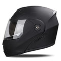 Kids Matt Black Helmet Dirt Bike ATV Off-Road Street Riding Helmet