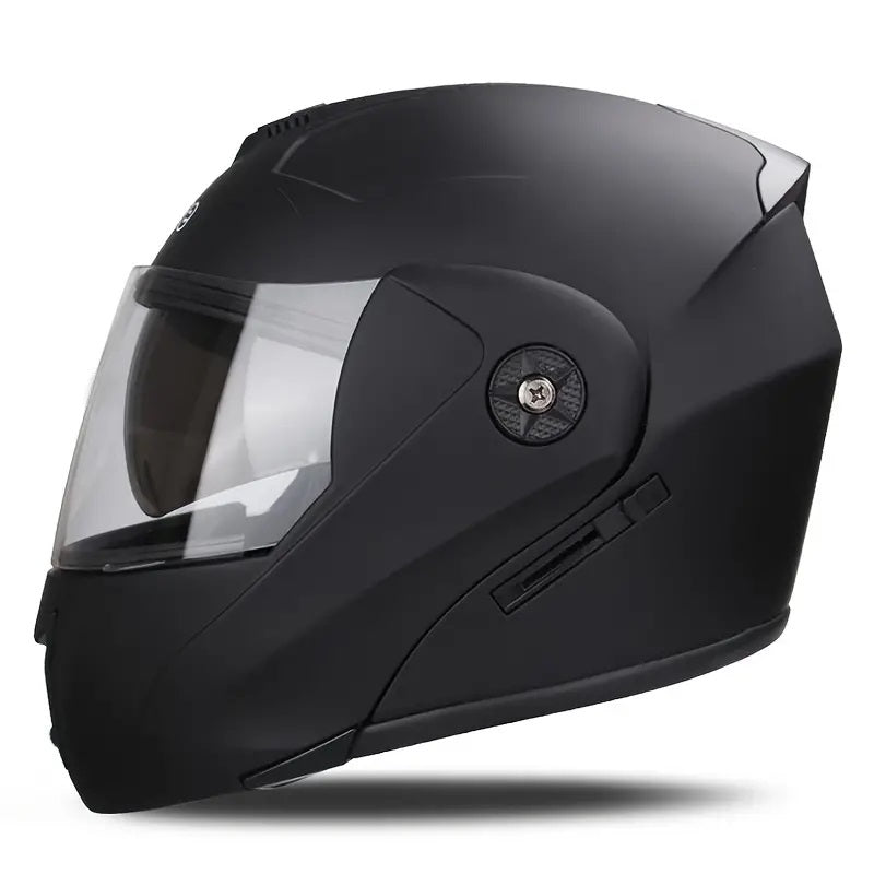 Kids Matt Black Helmet Dirt Bike ATV Off-Road Street Riding Helmet