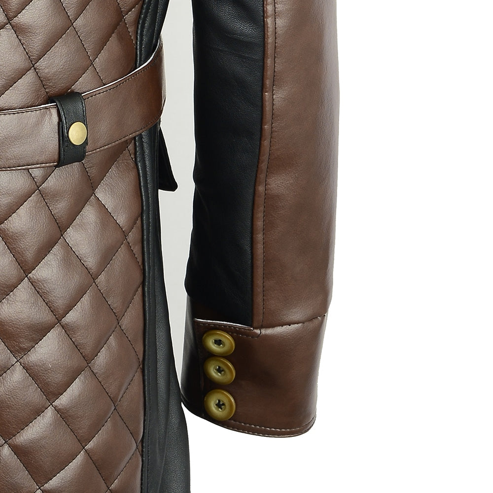 Men Leather Trench Coat Incredible PUBG STYLE