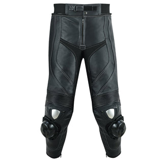 Men Leather Biker Suit 2 Piece Dark Knight Theme