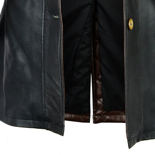 Men Leather Trench Coat Incredible PUBG STYLE