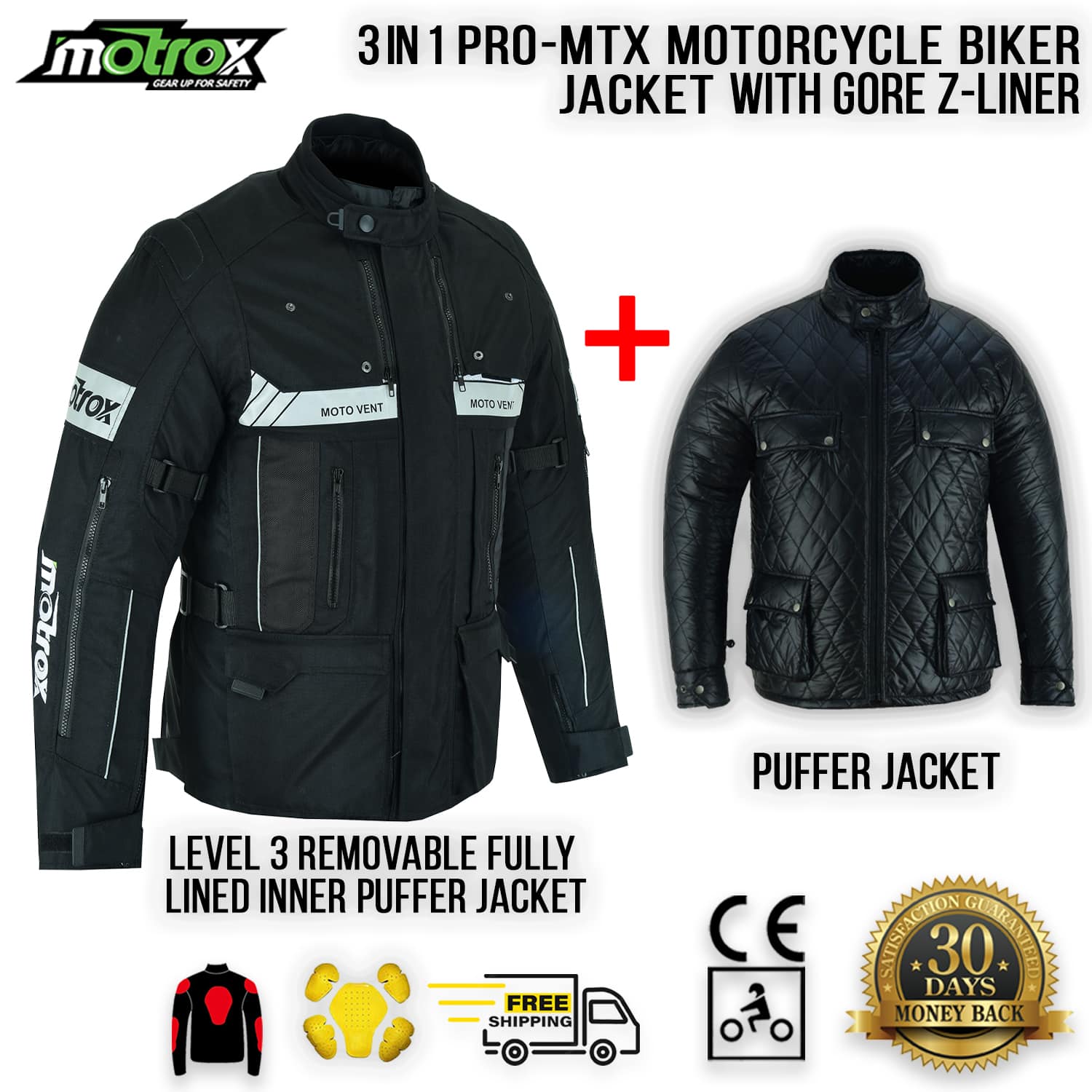 Textile Motorcycle Jacket Thrilling Pro-MTX Racer 3