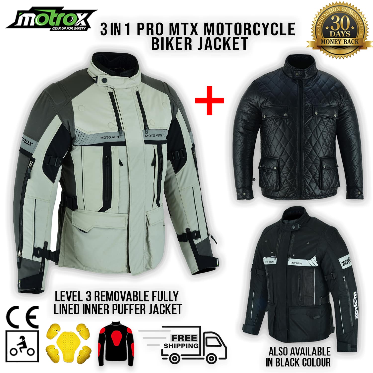 Textile Motorcycle Jacket Thrilling Pro-MTX Racer 3