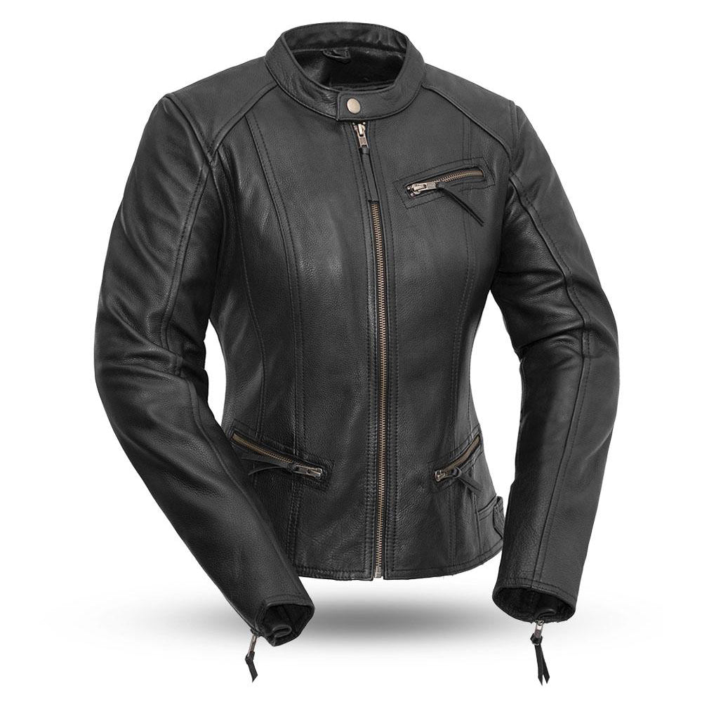 Biker Jacket Women Gorgeous Leather Racing Wear