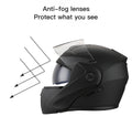 Kids Matt Black Helmet Dirt Bike ATV Off-Road Street Riding Helmet