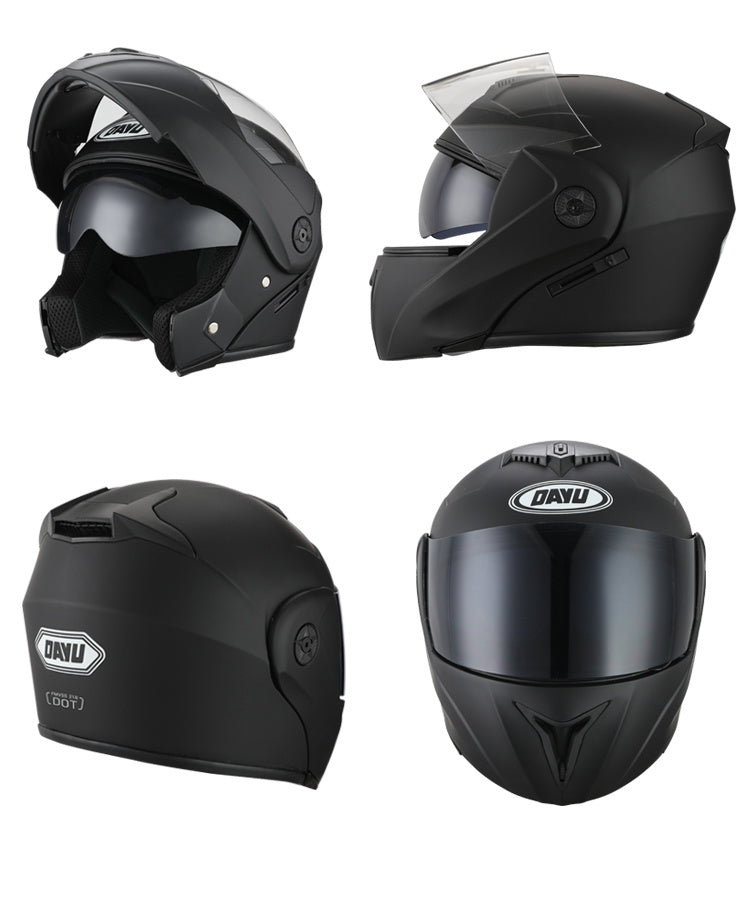 Kids Matt Black Helmet Dirt Bike ATV Off-Road Street Riding Helmet