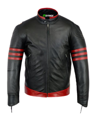 Leather Jacket kids Crushing Vintage Biker Wear