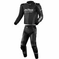 Men Leather Racing Suit Impressive 2 Piece Biker Wear