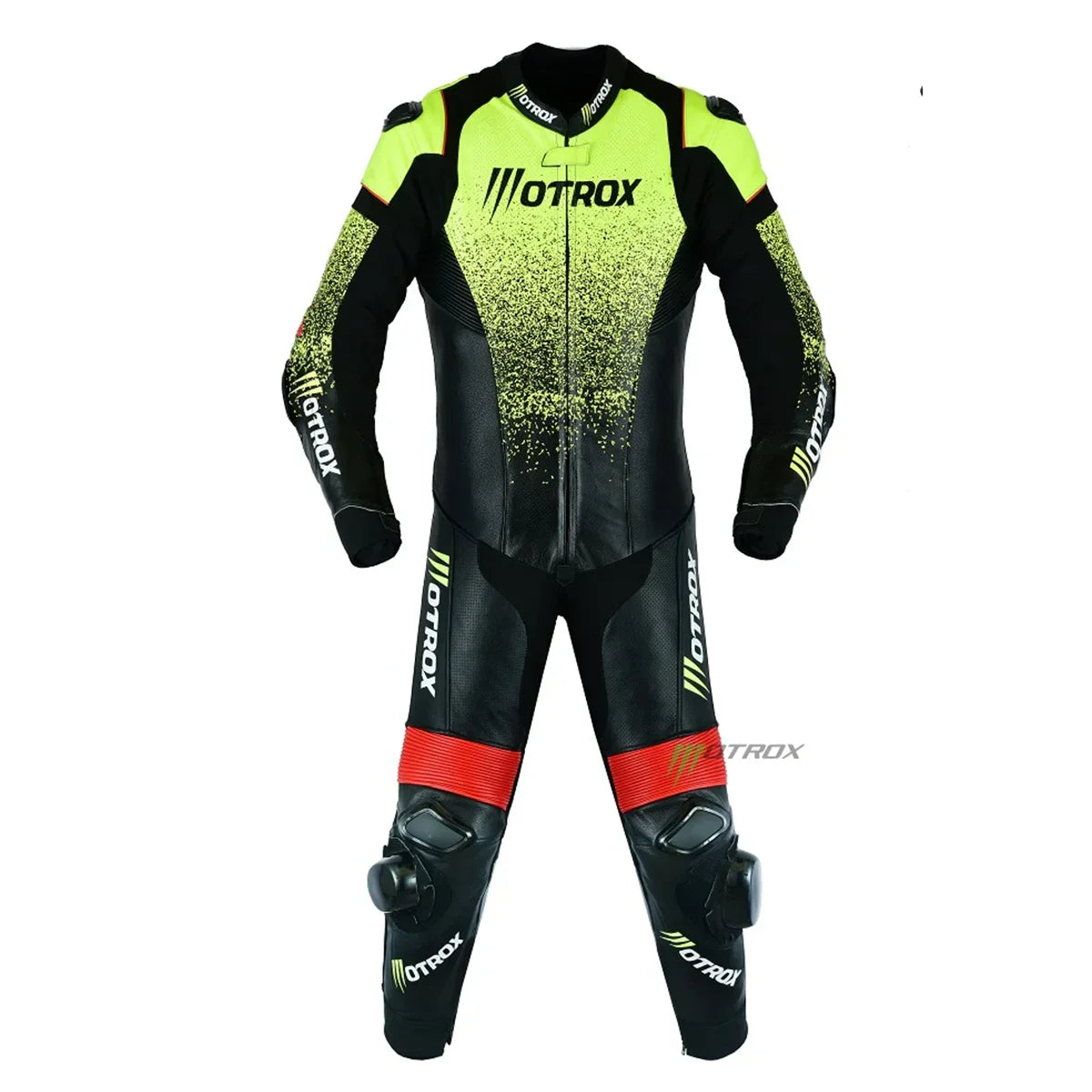 Gen-Z Kids One Piece Perforated Motorcycle Leather Suit