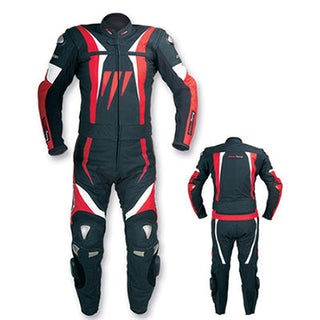 Men Leather Race Suit Brilliant Leather - MX23