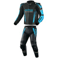 Men Leather Racing Suit Impressive 2 Piece Biker Wear