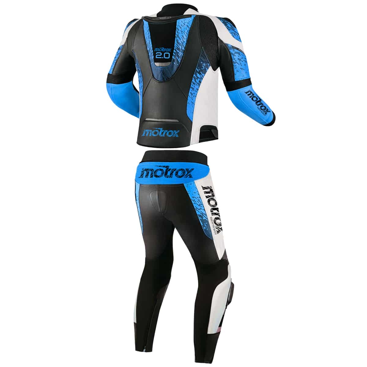 Men Leather Motorcycle Suit Impressive 2 Piece STR 2