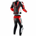 Men Leather Motorcycle Suit Impressive 2 Piece STR 2