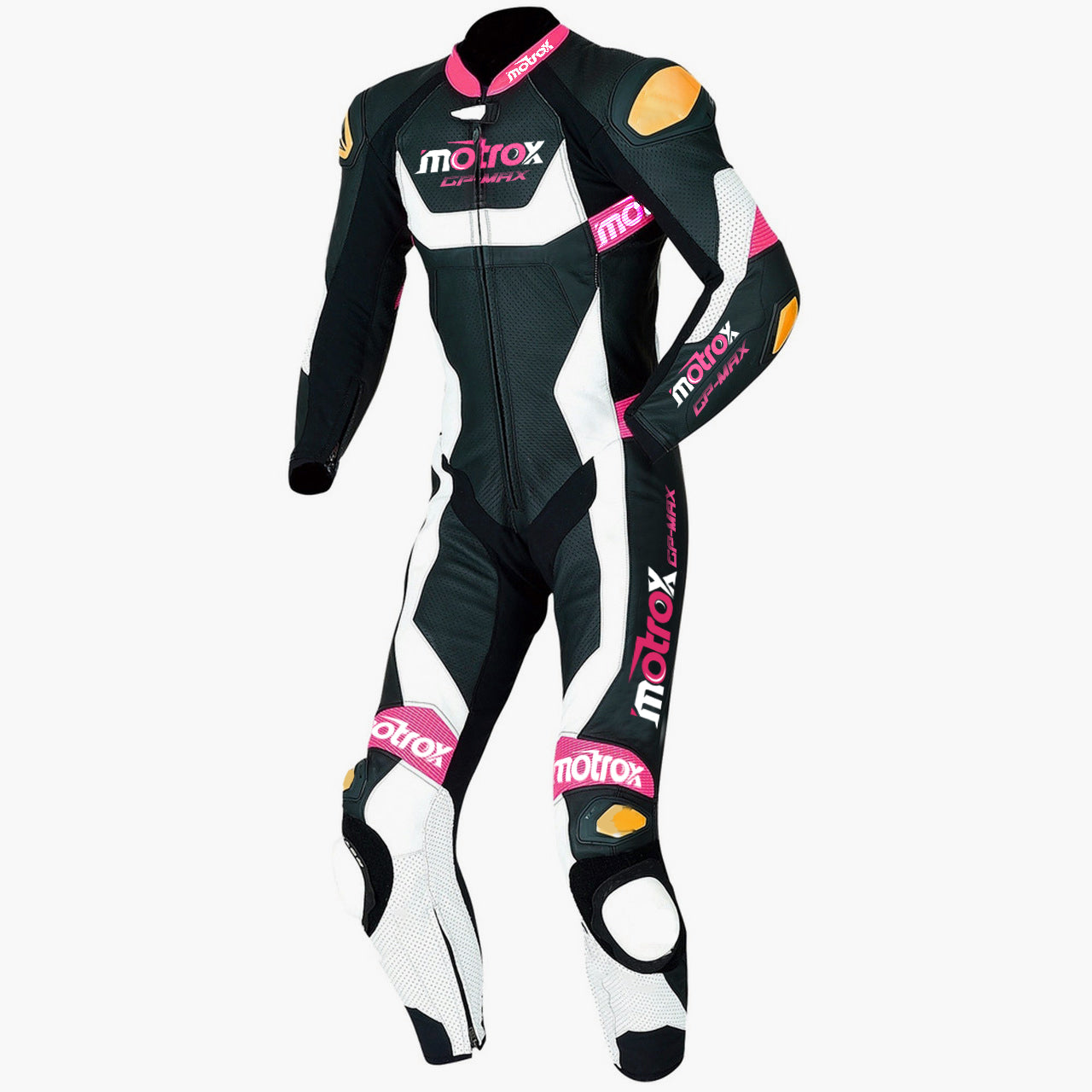 Women Leather Motorcycle Suit Superior GP Max Series