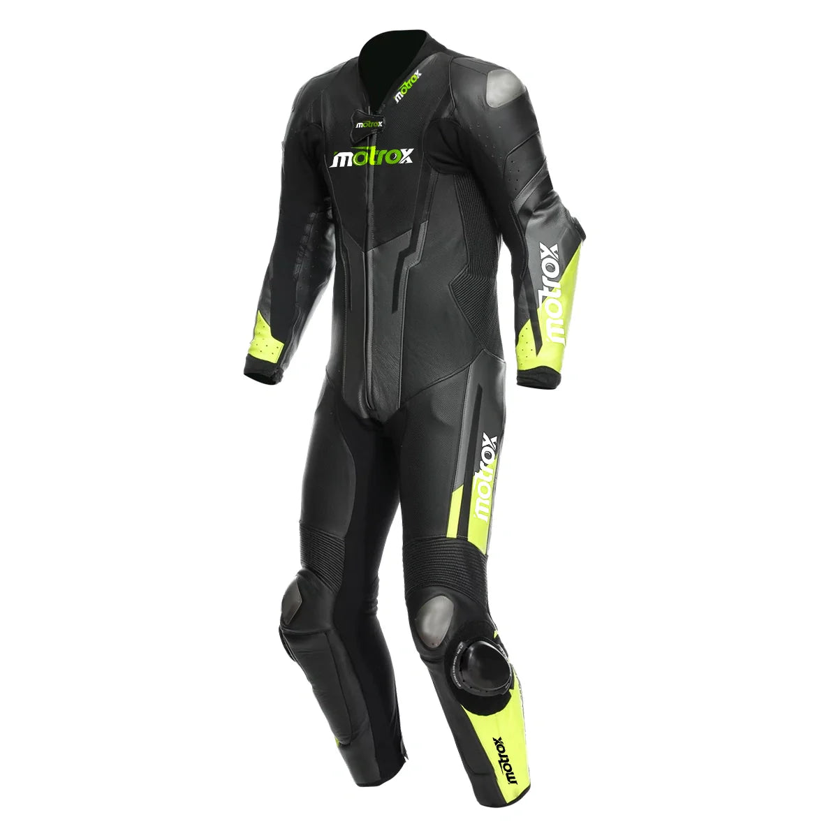 Men Leather Motorcycle Suit 1 Piece Leather Race Suit Misano