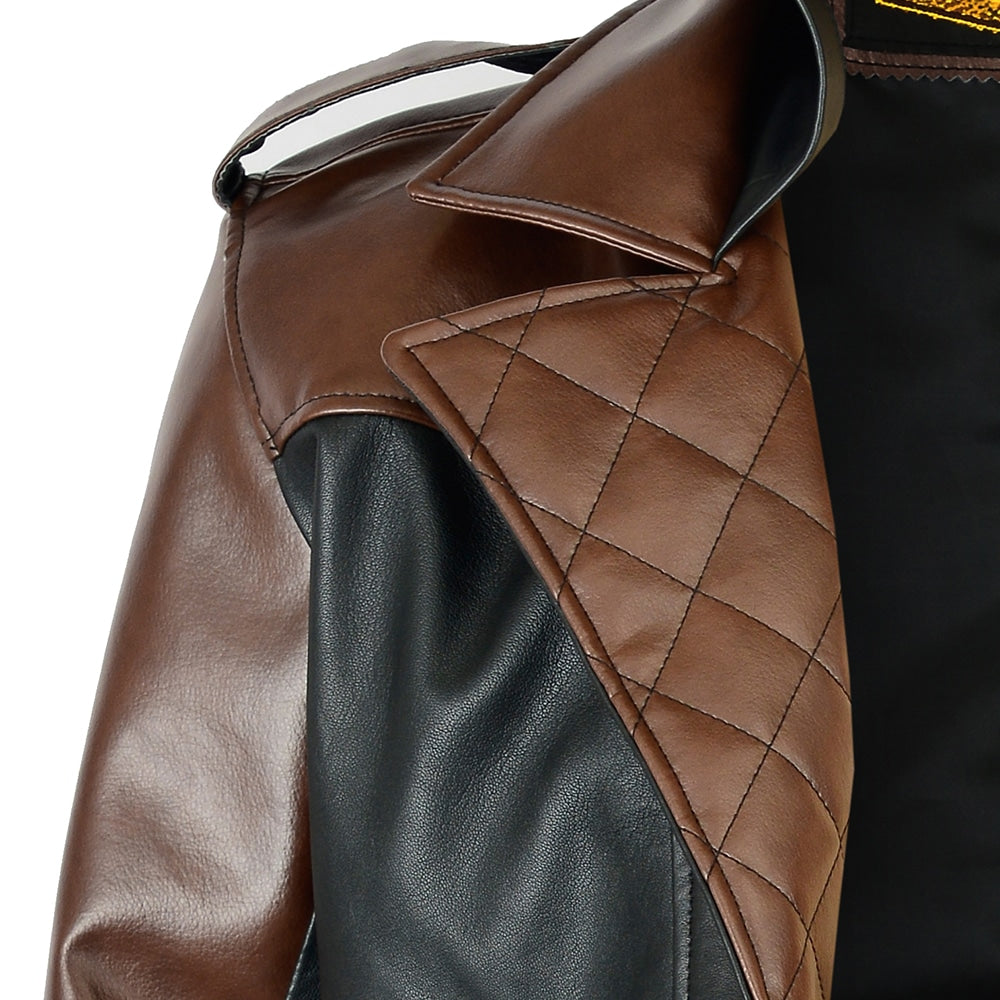 Men Leather Trench Coat Incredible PUBG STYLE