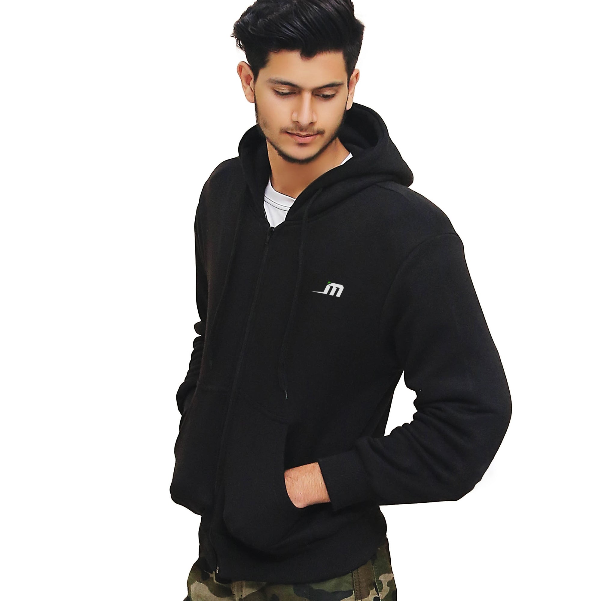 Men Motorcycle Kevlar Hoodie Armour Incredible Black