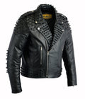 Iconic Marlon Brando Style Studded Leather Jacket
