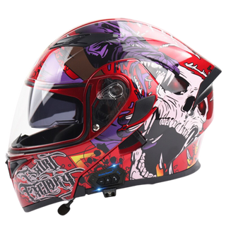 K1 Colored Modular Helmet - Bluetooth Headset