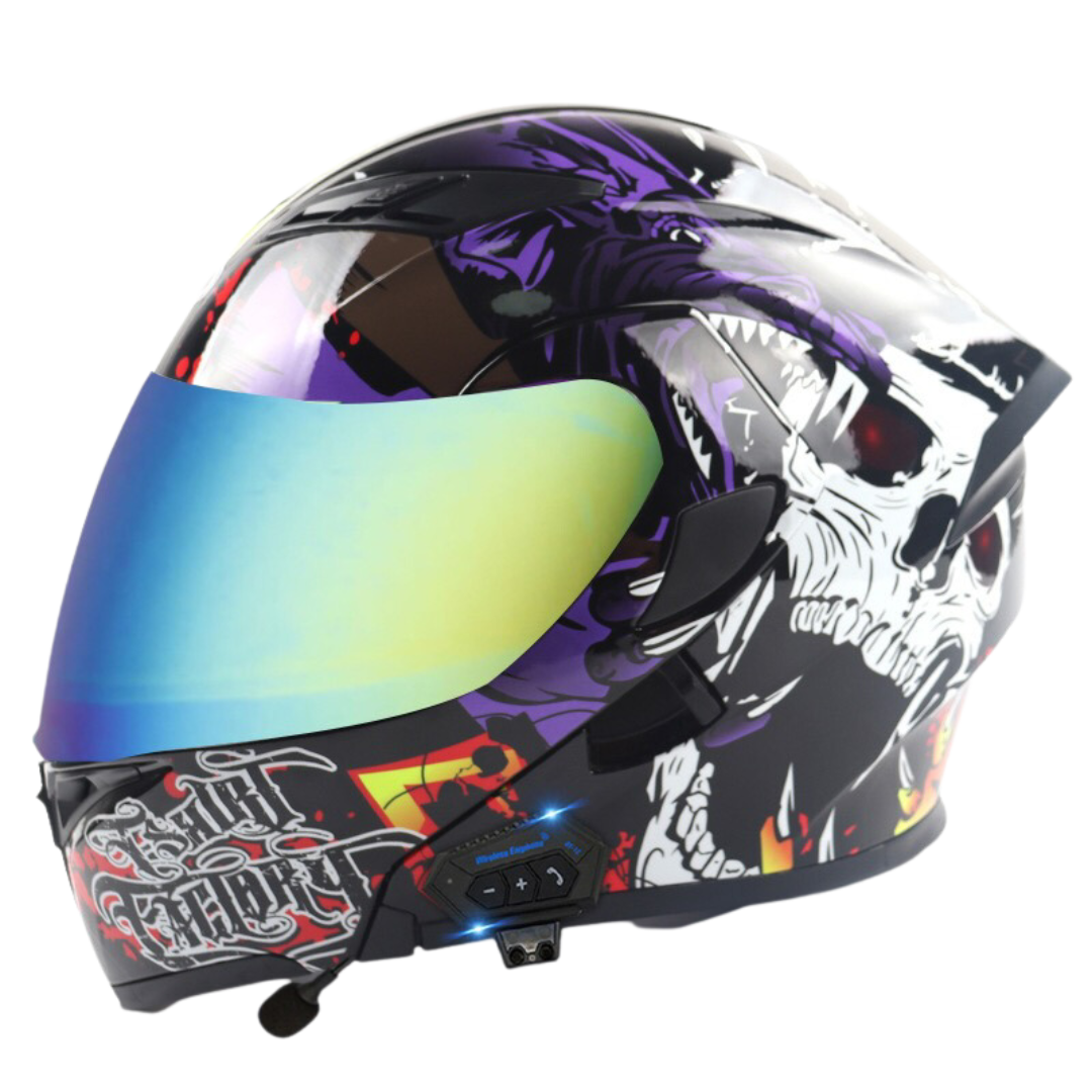 K1 Colored Modular Helmet - Bluetooth Headset