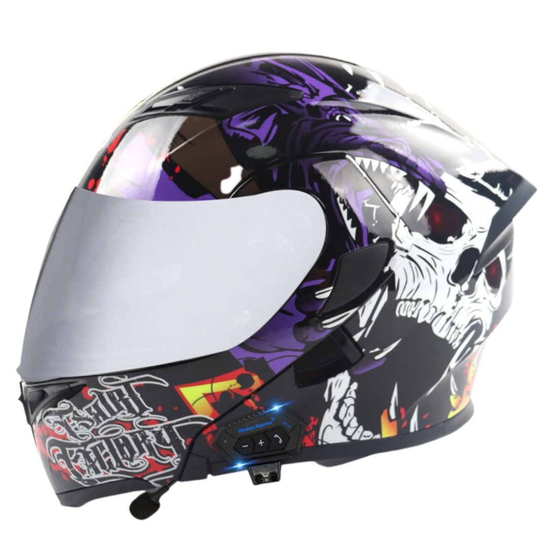 K1 Colored Modular Helmet - Bluetooth Headset