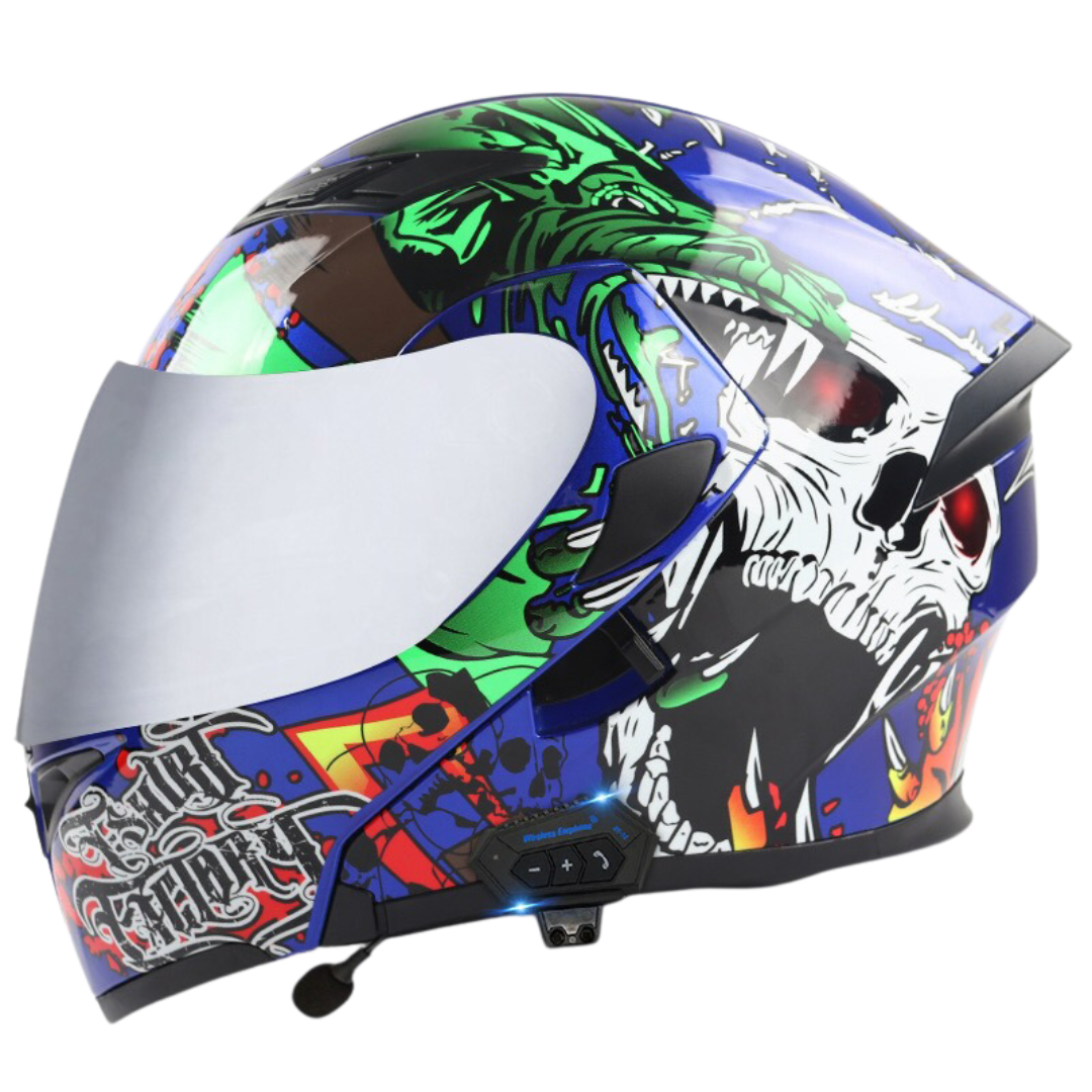 K1 Colored Modular Helmet - Bluetooth Headset