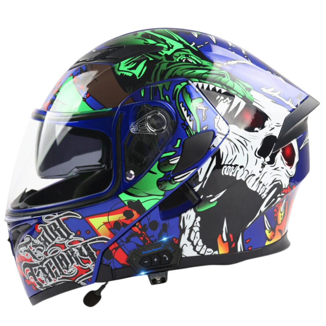 K1 Colored Modular Helmet - Bluetooth Headset