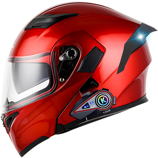 R6s Modular Helmet with Intercom Bluetooth Headset