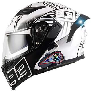 R6s Modular Helmet with Intercom Bluetooth Headset