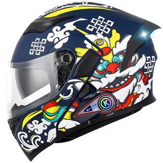 R6s Modular Helmet with Intercom Bluetooth Headset