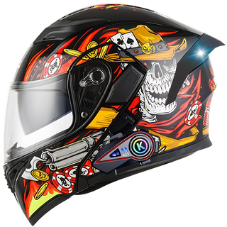 R6s Modular Helmet with Intercom Bluetooth Headset