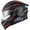 R6s Modular Helmet with Intercom Bluetooth Headset
