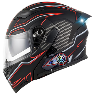 R6s Modular Helmet with Intercom Bluetooth Headset