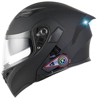 R6s Modular Helmet with Intercom Bluetooth Headset