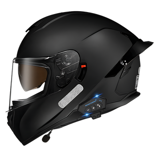B1 Full Face Motorcycle Helmet with Integrated Bluetooth