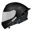 B1 Full Face Motorcycle Helmet with Integrated Bluetooth