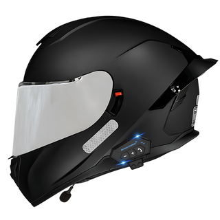 B1 Full Face Motorcycle Helmet with Integrated Bluetooth