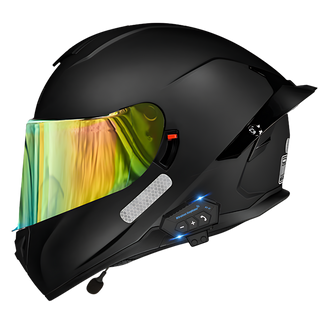 B1 Full Face Motorcycle Helmet with Integrated Bluetooth