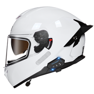 B1 Full Face Motorcycle Helmet with Integrated Bluetooth