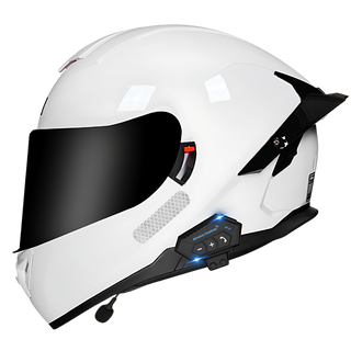 B1 Full Face Motorcycle Helmet with Integrated Bluetooth